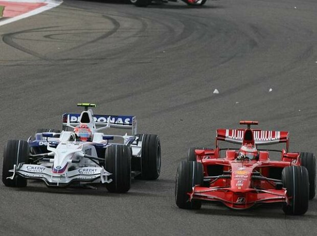 Titel-Bild zur News: Robert Kubica; Kimi Räikkönen