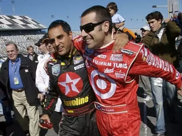 Juan Pablo Montoya Dario Franchitti Titel-Bild zur News: Juan Pablo Montoya Dario Franchitti