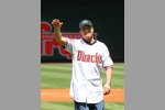  J.J. Yeley beim Baseball-Spiel der Arizona Diamondbacks