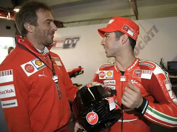 Livio Suppo und Marco Melandri Titel-Bild zur News: Livio Suppo und Marco Melandri