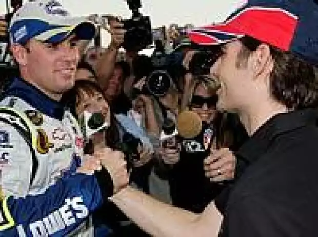 Titel-Bild zur News: Jimmie Johnson Jeff Gordon