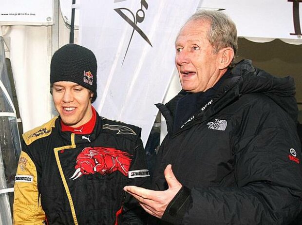 Titel-Bild zur News: Sebastian Vettel und Helmut Marko