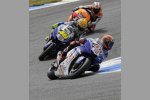 Jorge Lorenzo vor Valentino Rossi