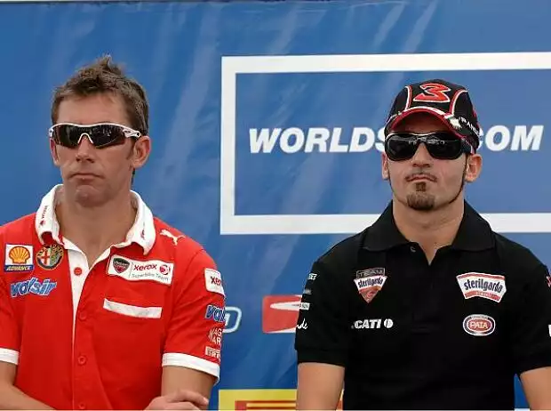 Titel-Bild zur News: Troy Bayliss und Max Biaggi