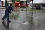Auf verlorenem Posten: Kampf gegen den Regen