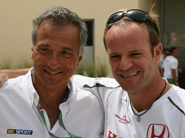 Titel-Bild zur News: Riccardo Patrese und Rubens Barrichello