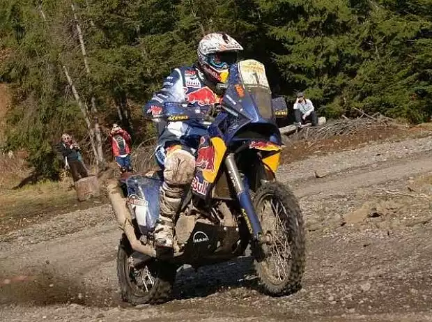 Cyril Despres auf der KTM bei der Mitteleuroparallye Titel-Bild zur News: Cyril Despres auf der KTM bei der Mitteleuroparallye