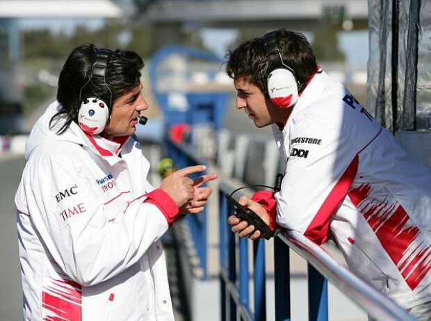 Francesco Nenci und Timo Glock Francesco Nenci und Timo Glock