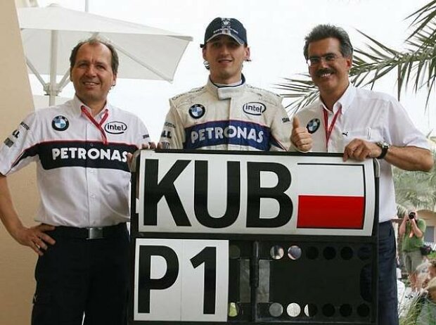 Willy Rampf, Robert Kubica und Mario Theissen