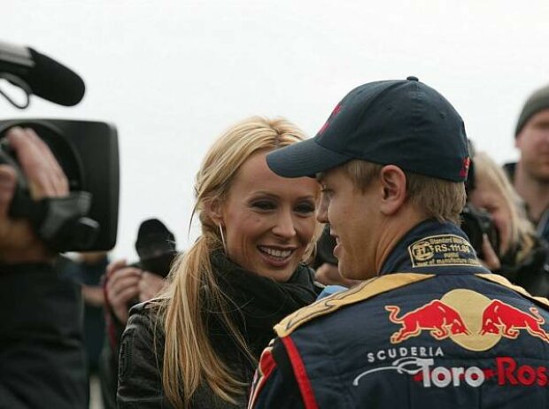 Cora Schumacher und Sebastian Vettel Cora Schumacher und Sebastian Vettel