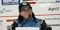 Bild zum Inhalt: Danica Patrick kokettiert mit dem IndyCar-Titel