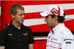 Sebastian Vettel (Toro Rosso) und Timo Glock (Toyota) 