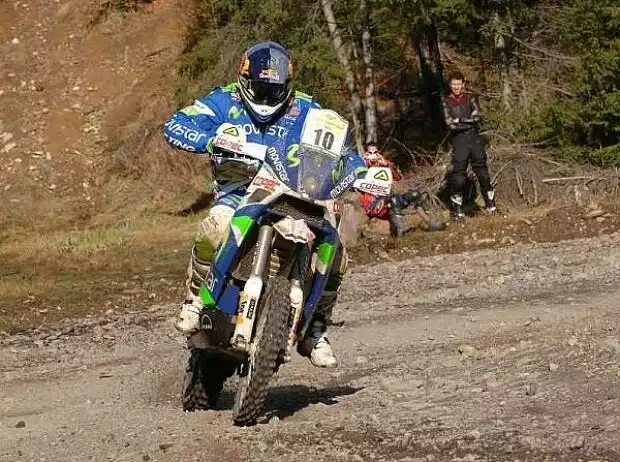 Francisco Lopez auf der KTM bei der Mitteleuroparallye Titel-Bild zur News: Francisco Lopez auf der KTM bei der Mitteleuroparallye