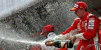 Bild zum Inhalt: Räikkönen gewinnt turbulenten Spanien-Grand-Prix