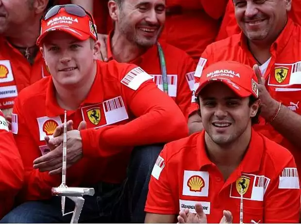 Titel-Bild zur News: Kimi Räikkönen und Felipe Massa