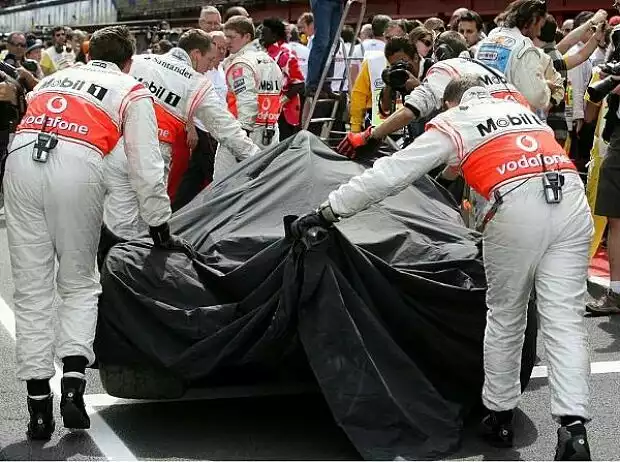 Wrack von Heikki Kovalainen Titel-Bild zur News: Wrack von Heikki Kovalainen