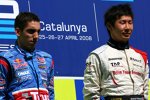 Sebastien Buemi (Arden) und Kamui Kobayashi (DAMS) 