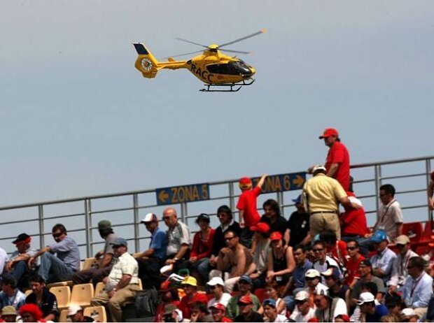 Titel-Bild zur News: Hubschrauber mit Heikki Kovalainen