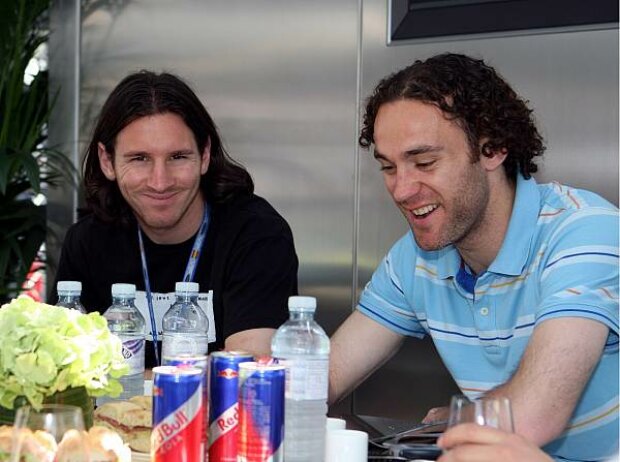 Lionel Messi und Gabriel Milito Lionel Messi und Gabriel Milito