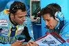 Bild zum Inhalt: Hoher Besuch: "Positiver" Tag für Suzuki