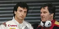 Riccardo Patrese und Patrick Head