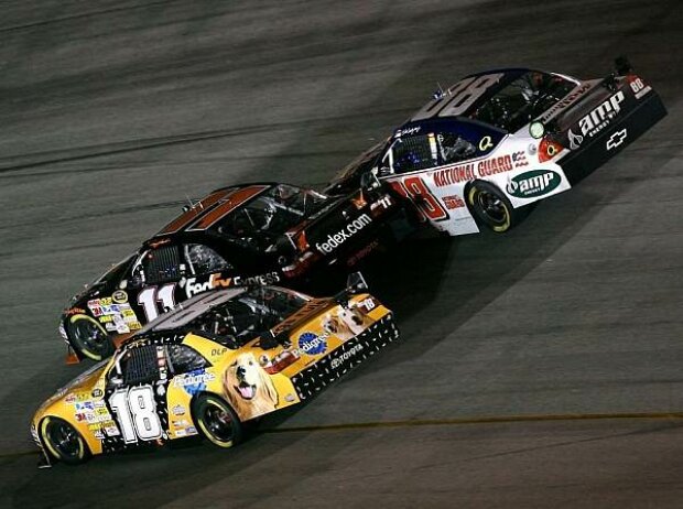 Kyle Busch Denny Hamlin Dale Earnhardt Jr.