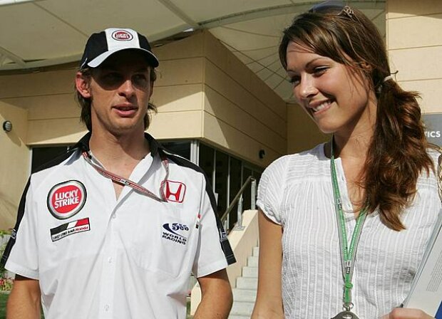 Jenson Button und Louise Griffiths 