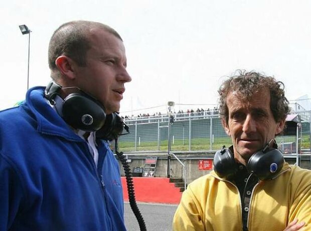 Titel-Bild zur News: Olivier Panis und Alain Prost