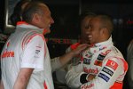 Lewis Hamilton Ron Dennis (Teamchef) (McLaren-Mercedes) 