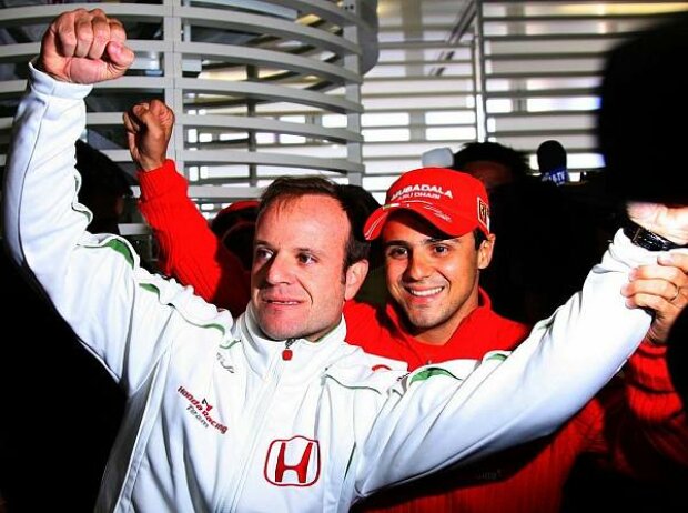 Titel-Bild zur News: Rubens Barrichello und Felipe Massa