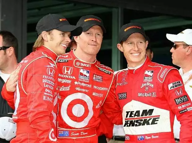 Dan Wheldon Scott Dixon Ryan Briscoe Titel-Bild zur News: Dan Wheldon Scott Dixon Ryan Briscoe