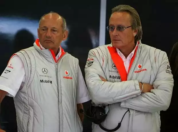 Ron Dennis mit Mansour Ojeh Titel-Bild zur News: Ron Dennis mit Mansour Ojeh