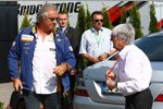 Flavio Briatore (Teamchef) (Renault) und Bernie Ecclestone (Formel-1-Chef) 