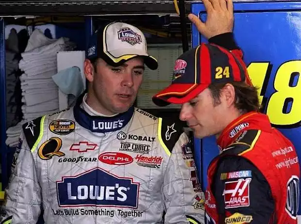 Jimmie Johnson , Jeff Gordon Titel-Bild zur News: Jimmie Johnson , Jeff Gordon