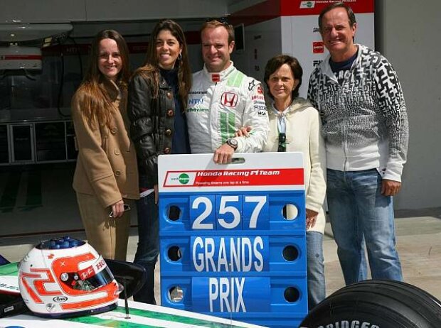 Rubens Barrichello mit seiner Familie