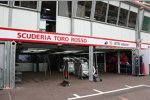 Die Box von Toro Rosso