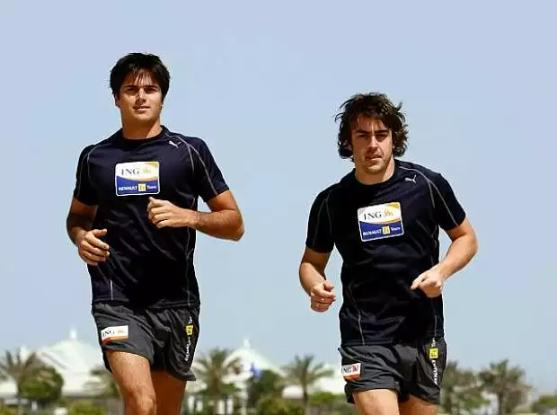 Titel-Bild zur News: Nelson Piquet Jr. und Fernando Alonso
