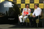 Lewis Hamilton und Mika Häkkinen (McLaren-Mercedes) 