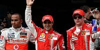 Bild zum Inhalt: Qualifying: Massa besiegt Räikkönen und Hamilton