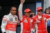 Bild zum Inhalt: Hamilton über Ferraris Geschwindigkeit überrascht