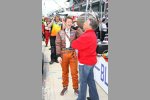 Marco Andretti plaudert mit Opa Mario