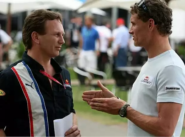 Christian Horner und David Coulthard Titel-Bild zur News: Christian Horner und David Coulthard