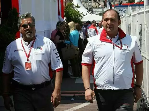 Titel-Bild zur News: Vijay Mallya (Teameigentümer), Colin Kolles