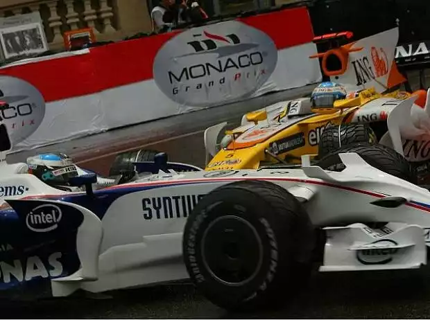 Titel-Bild zur News: Nick Heidfeld und Fernando Alonso