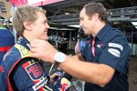 Sebastian Vettel mit Gerhard Berger (Teamanteilseigner) (Toro Rosso) 