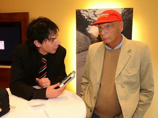 Michael Noir Trawniczek und Niki Lauda