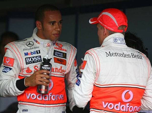 Titel-Bild zur News: Lewis Hamilton; Heikki Kovalainen