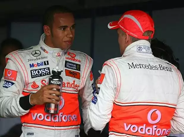 Lewis Hamilton; Heikki Kovalainen Titel-Bild zur News: Lewis Hamilton; Heikki Kovalainen