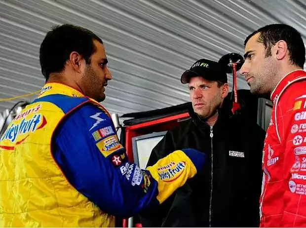 Juan Pablo Montoya, Dario Franchitti Titel-Bild zur News: Juan Pablo Montoya, Dario Franchitti