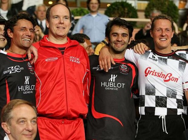 Fürst Albert und Michael Schumacher Fürst Albert und Michael Schumacher